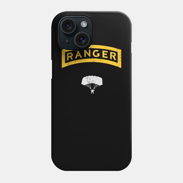 US Army Ranger Airborne | Vintage Airborne Soldier Phone Case by floridadori