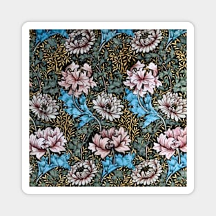 William Morris Chrysanthemums Magnet