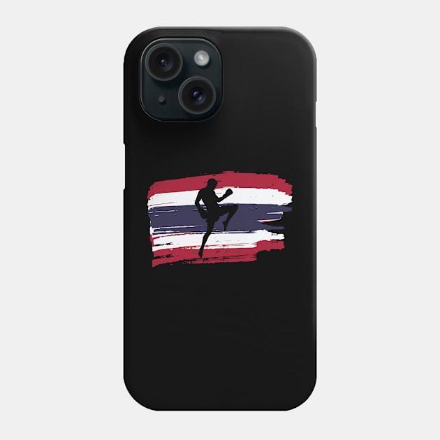 Muay Thai Boxing Martial Art Sport Lovers Men Boys Kids Phone Case by AimArtStudio