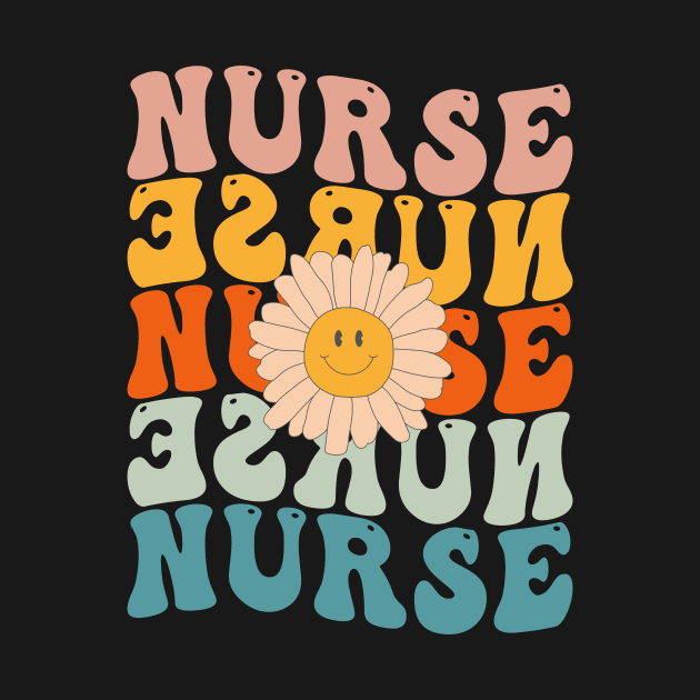 Retro Groovy Nurse Life For Women Nursing For Nurses Week by drag is art