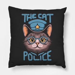 The Cat Police Pillow