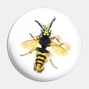 Wasp art #wasp Pin