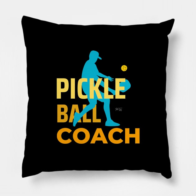 Pickleball COACH Pillow by KIRBY-Z Studio