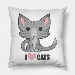 I <3 Cats! Pillow