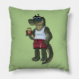 Chill Crocodile Pillow