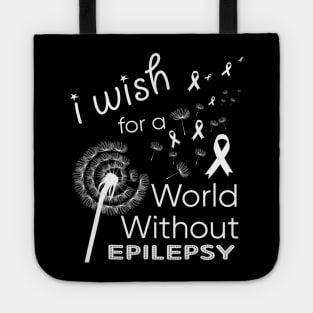 epilepsy awareness world without epilepsy shirts gift Tote