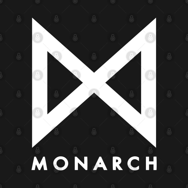 Monarch legacy of monster black and white logo by whatyouareisbeautiful