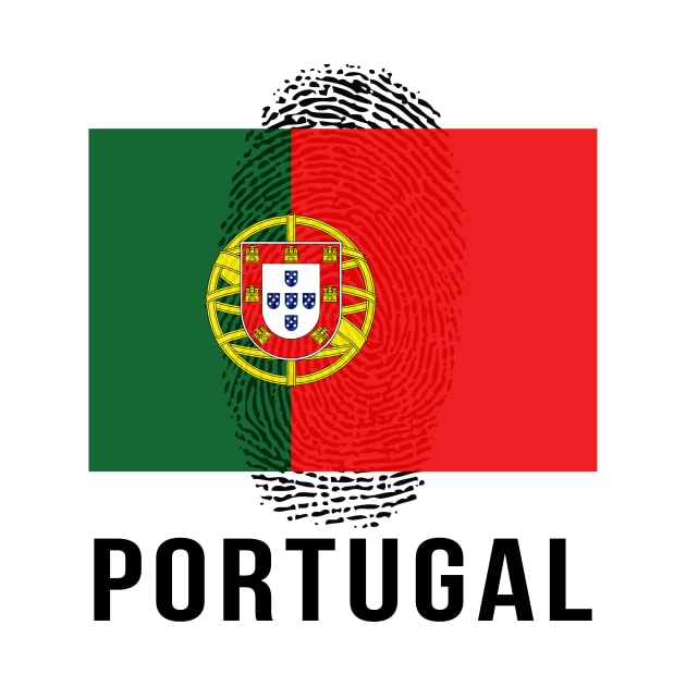 Portugal Flag DNA by Rocky Ro Designs