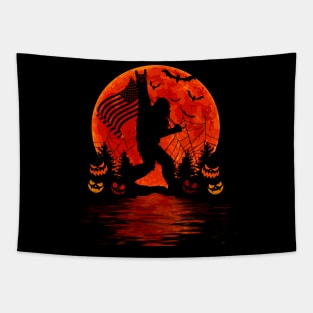 Bigfoot Halloween Tapestry