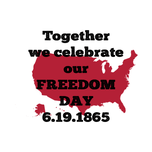 Together we celebrate our freedom day | Best gift idea for Juneteenth T-Shirt