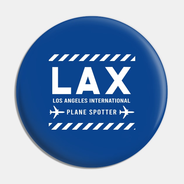 LAX Plane Spotter | Gift Pin by ProPlaneSpotter