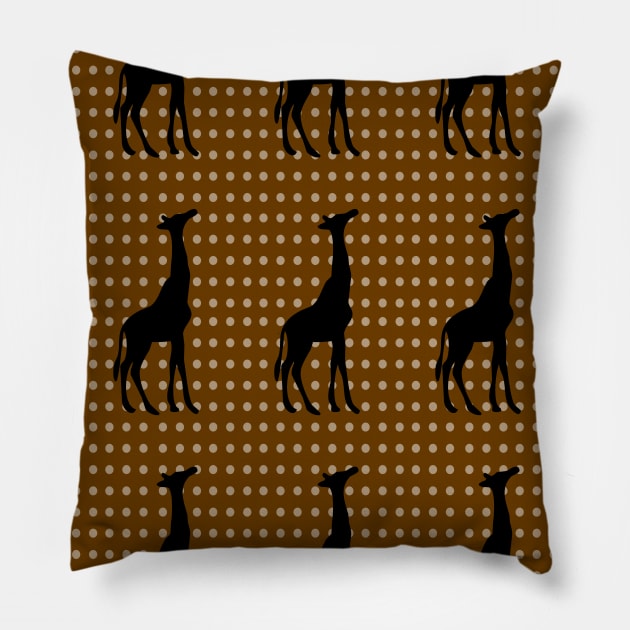 Giraffes Pillow by Shine Design Blossom