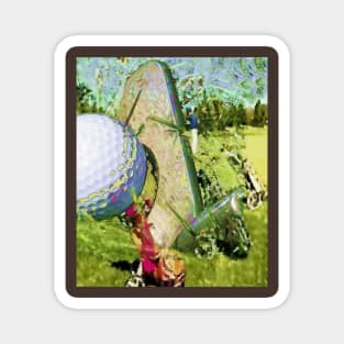 Golf club graphic style Magnet