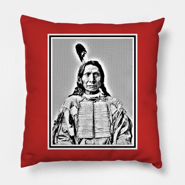 CHIEF RED CLOUD-OGLALA LAKOTA SIOUX 2 Pillow by truthtopower