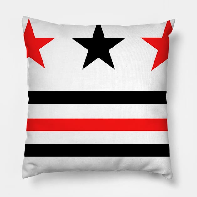 Ampire/DC Flag Pillow by Ampire Media 