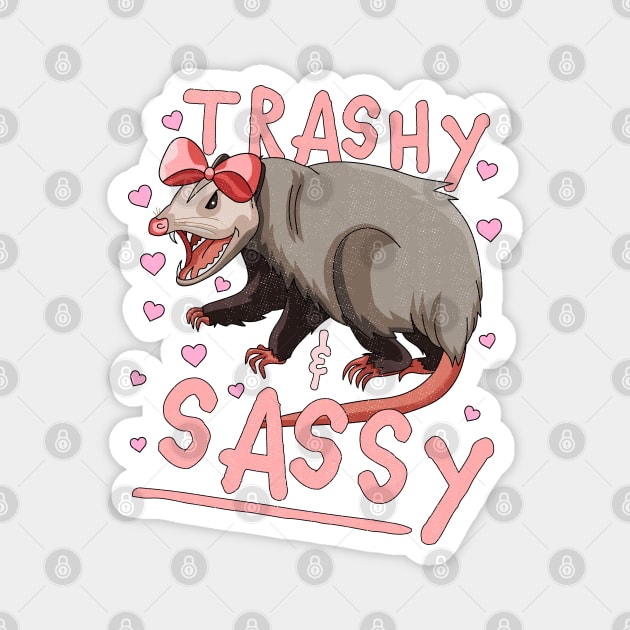 Here for the Trash Talking Funny Possum Design Poster for Sale by  boopsblunt