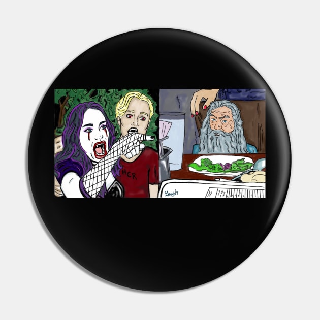 My Immortal Meme Pin by The Miseducation of David and Gary