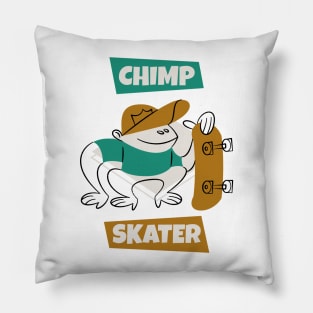 Chimp Skater Pillow