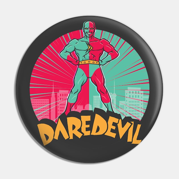 Daring Devil of the Golden Age Pin by Doc Multiverse Designs