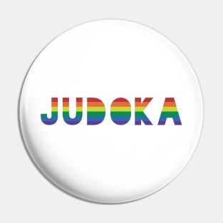 Judoka Gay Pride Pin