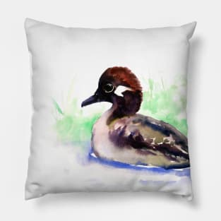 Duck, Chidlren art, Duck wall art, Cute little Duck Pillow