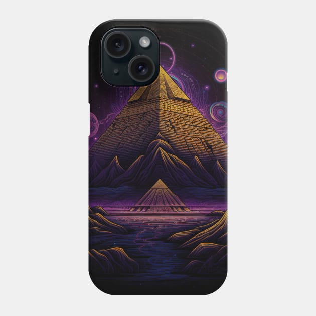 Pyramid Phone Case by TooplesArt