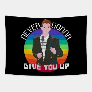 Rick roll T-shirt Tapestry