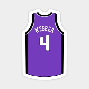 Chris Webber Sacramento Jersey Qiangy Magnet