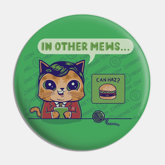 Mewsflash Pin by Made With Awesome