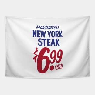 New York Steak sign Tapestry