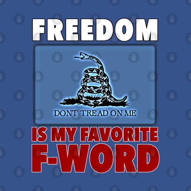 Favorite F-Word (Red, White, & Blue Design) by Aeriskate