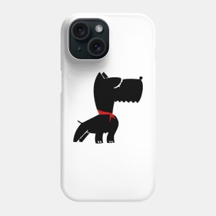 Black Scottie Phone Case