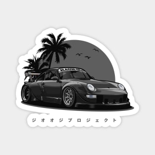 RWB 993 Special Color Edition (Black - Silver Exclusive) Magnet