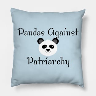 Pandas Against Patriarchy Pillow