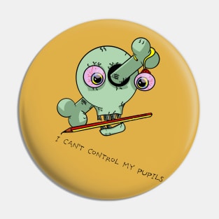 Bad Teacher Funny Eyes Pin