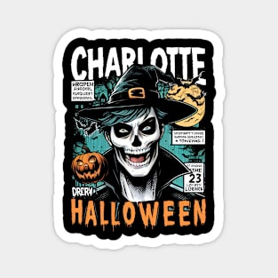 Charlotte Halloween Magnet