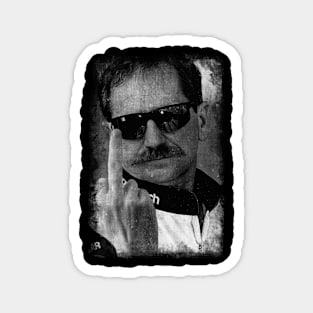 Dale Earnhardt // 80s 90s Vintage Distressed Magnet