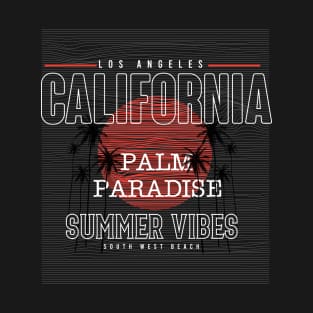 California Summer Vibes palm paradise T-Shirt