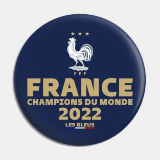 France Champions Du Monde 2022 Pin