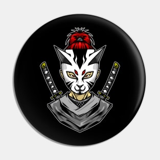 Kitsune-Ninja Pin