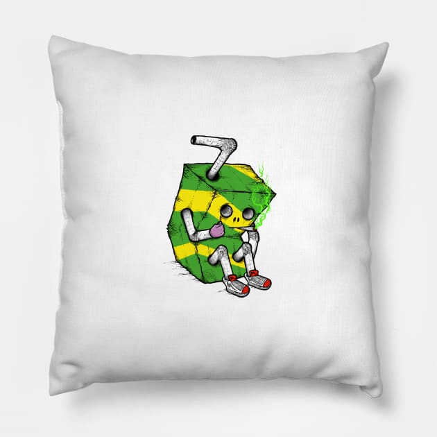 Juice Box thinking Pillow by Mister Cacho