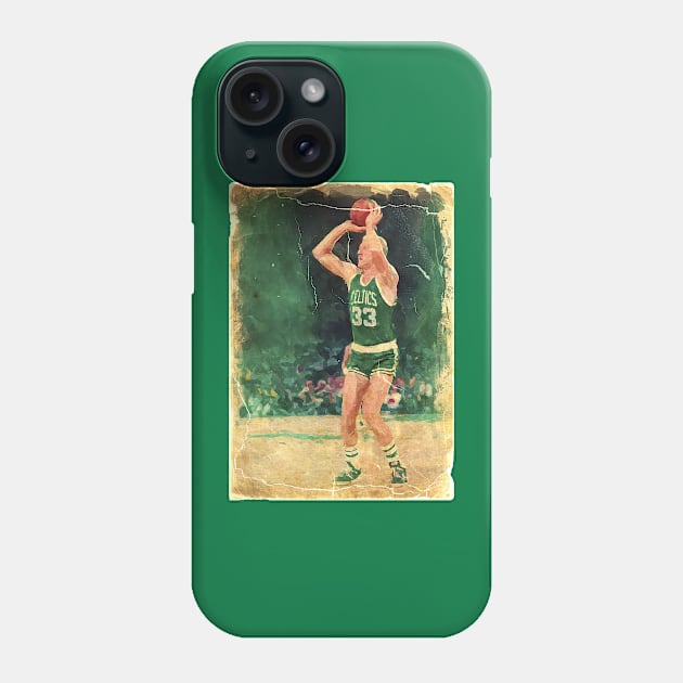 COVER SPORT - SPORT ILLUSTRATED - larry bird paint Phone Case by FALORI