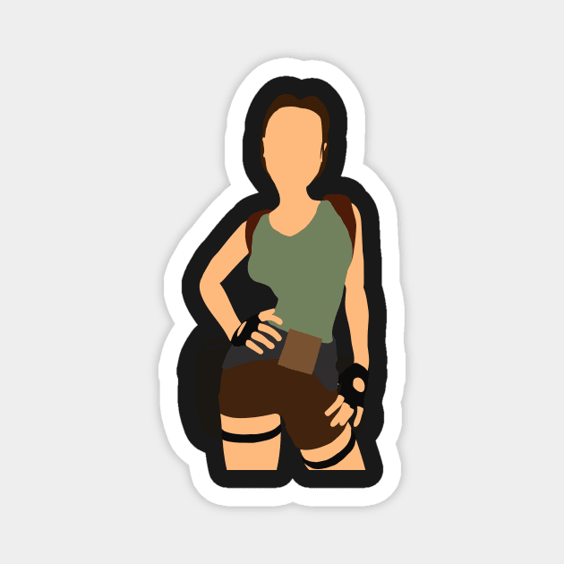 lara croft tomb raider Magnet by evcharles