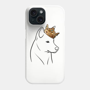 Jindo Dog King Queen Wearing Crown Phone Case