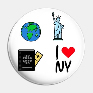 NYC Sticker Pack Pin