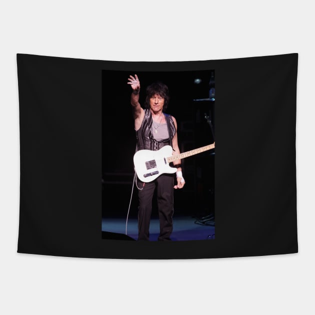 Jeff Beck Photograph Tapestry by Concert Photos