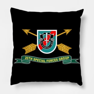 20th Special Forces Group - Flash w Br - Ribbon X 300 Pillow