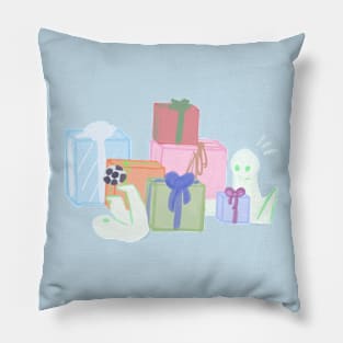 Nightcrawlers with gifts Pillow