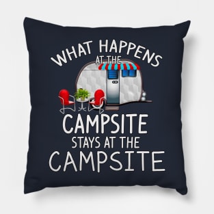 Copy of Peace, Love and Camping - Cool Camping Stuff Pillow
