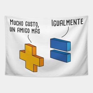 Un Amigo Más Spanish Pun Tapestry